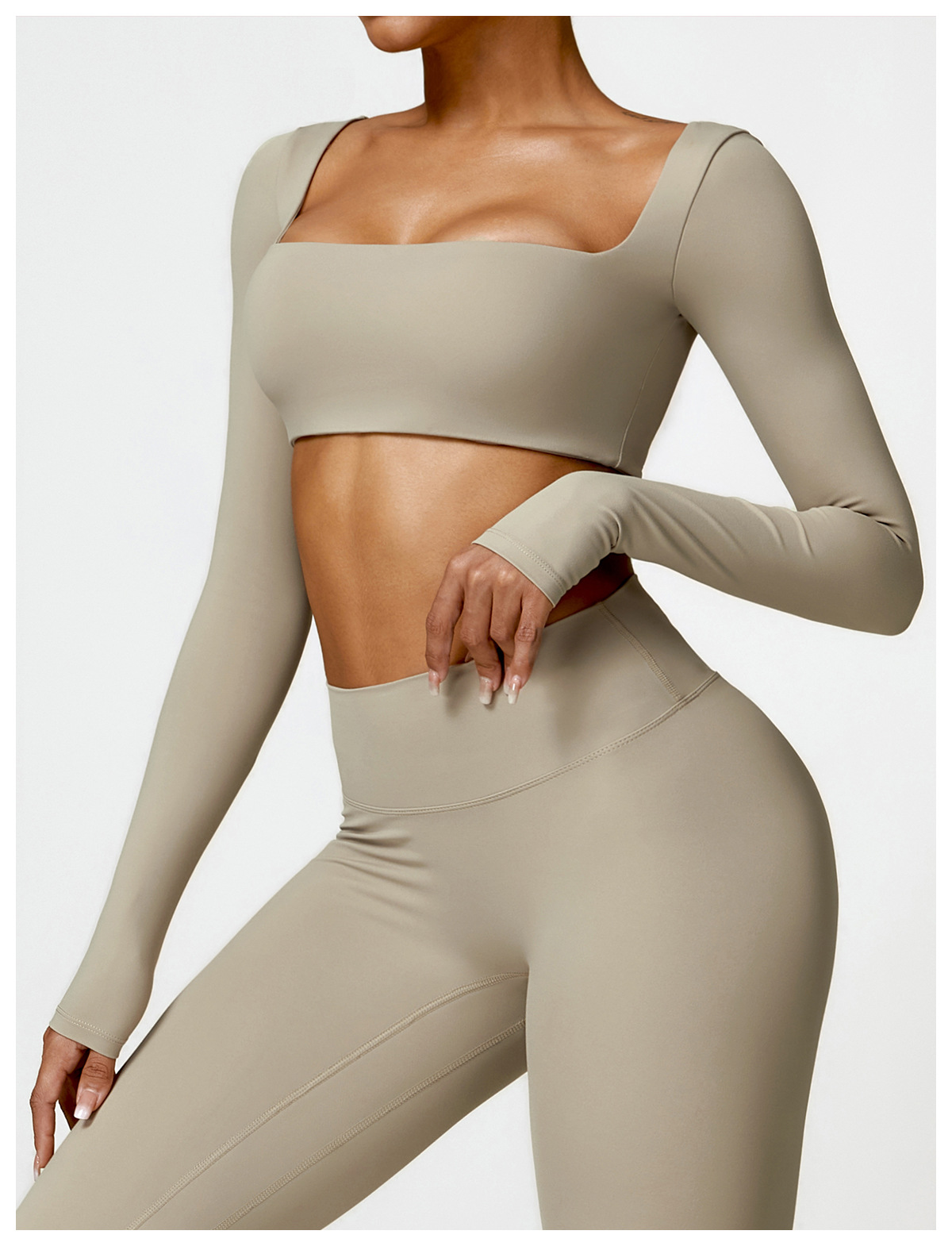 Mia Selects SculptFit™ Long Sleeve Activewear Set