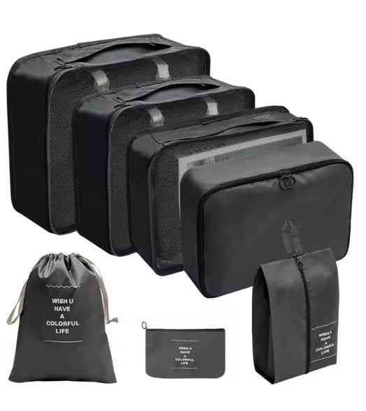 PackSmart 8-Piece Travel Organizer Set