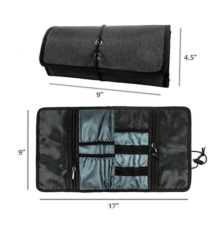 Mia TechNest™ Travel Cable & Charger Organizer