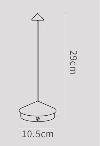 AuraGlow Rechargeable Table Lamp