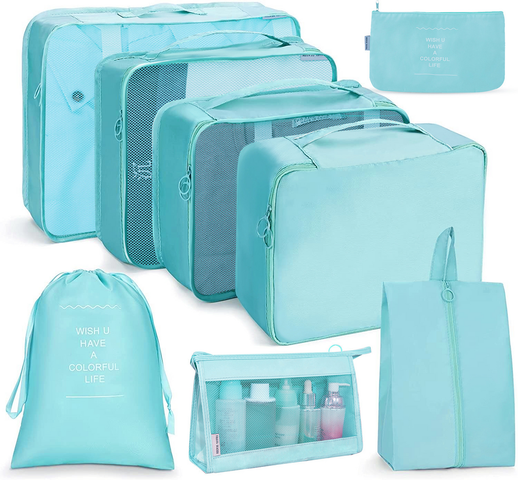 PackSmart 8-Piece Travel Organizer Set