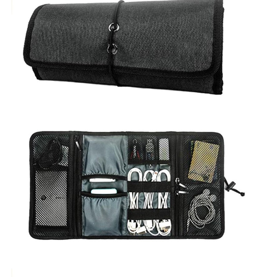 Mia TechNest™ Travel Cable & Charger Organizer