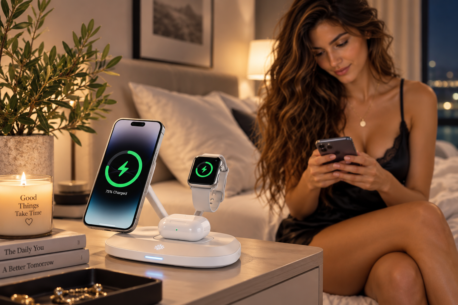 5-in-1 Magnetic Wireless Charging Station