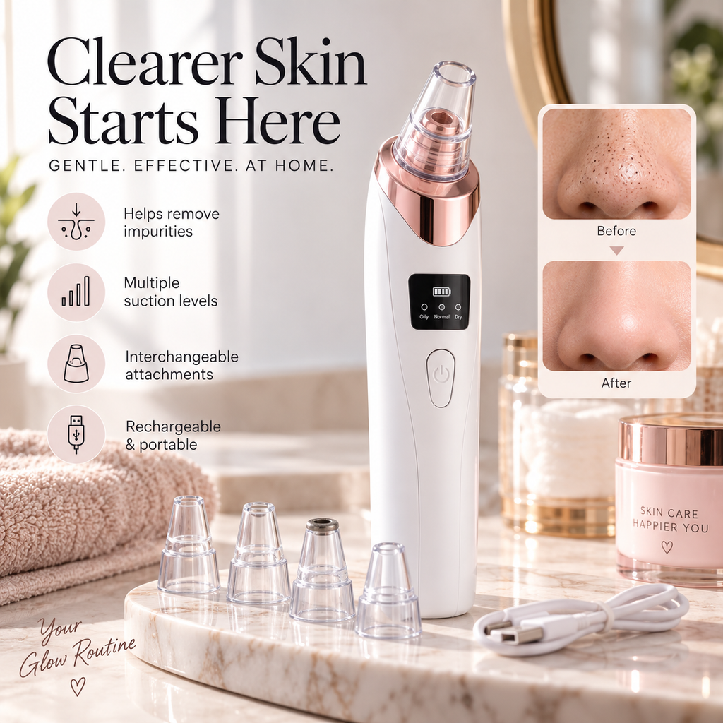 Electric Blackhead Remover & Facial Pore Vacuum
