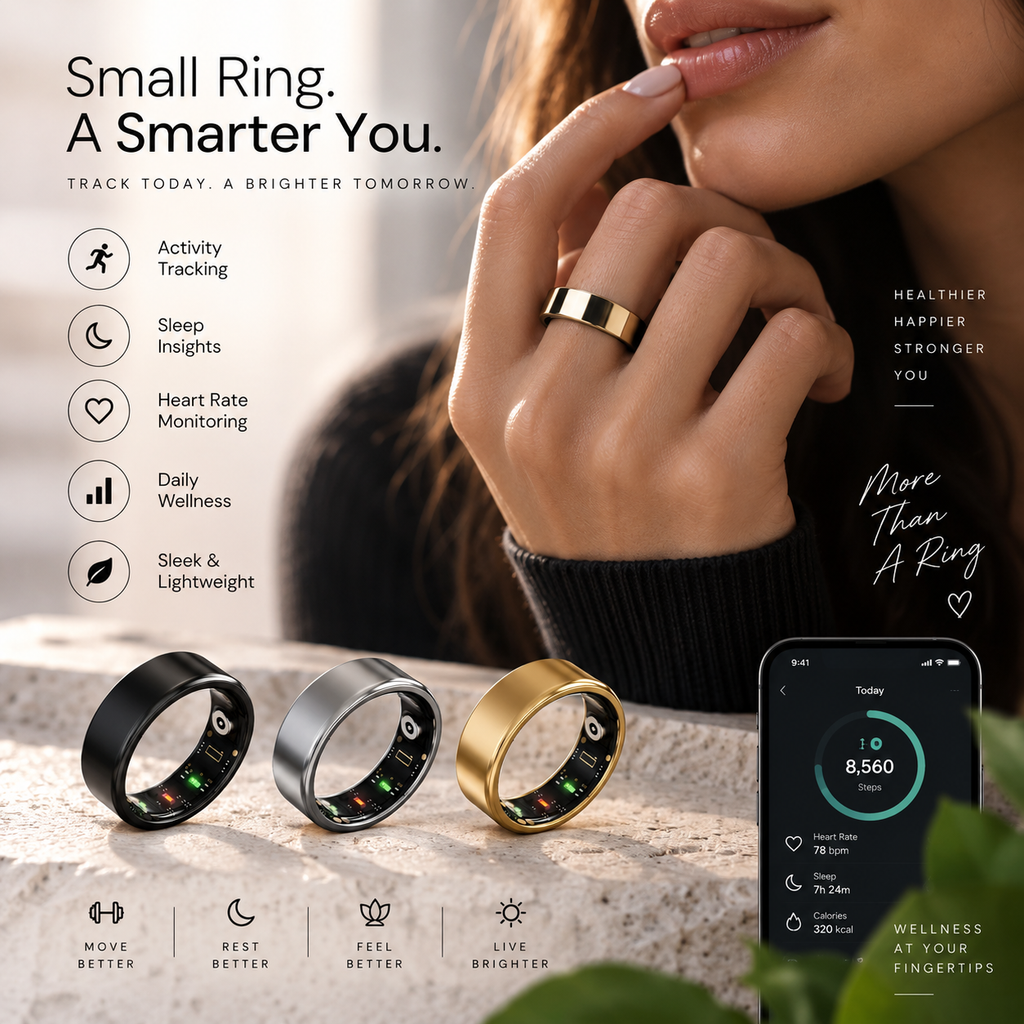 Smart Ring Health & Activity Tracker