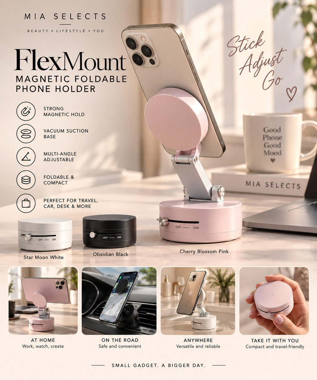FlexMount Magnetic Foldable Phone Holder