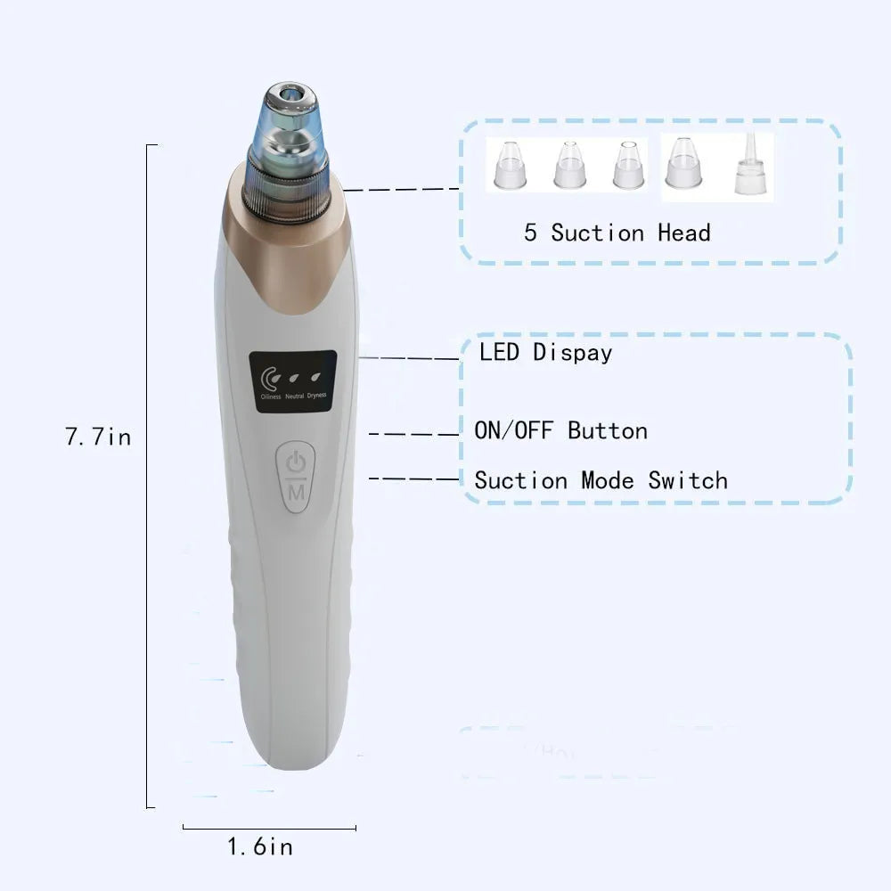Electric Blackhead Remover & Facial Pore Vacuum