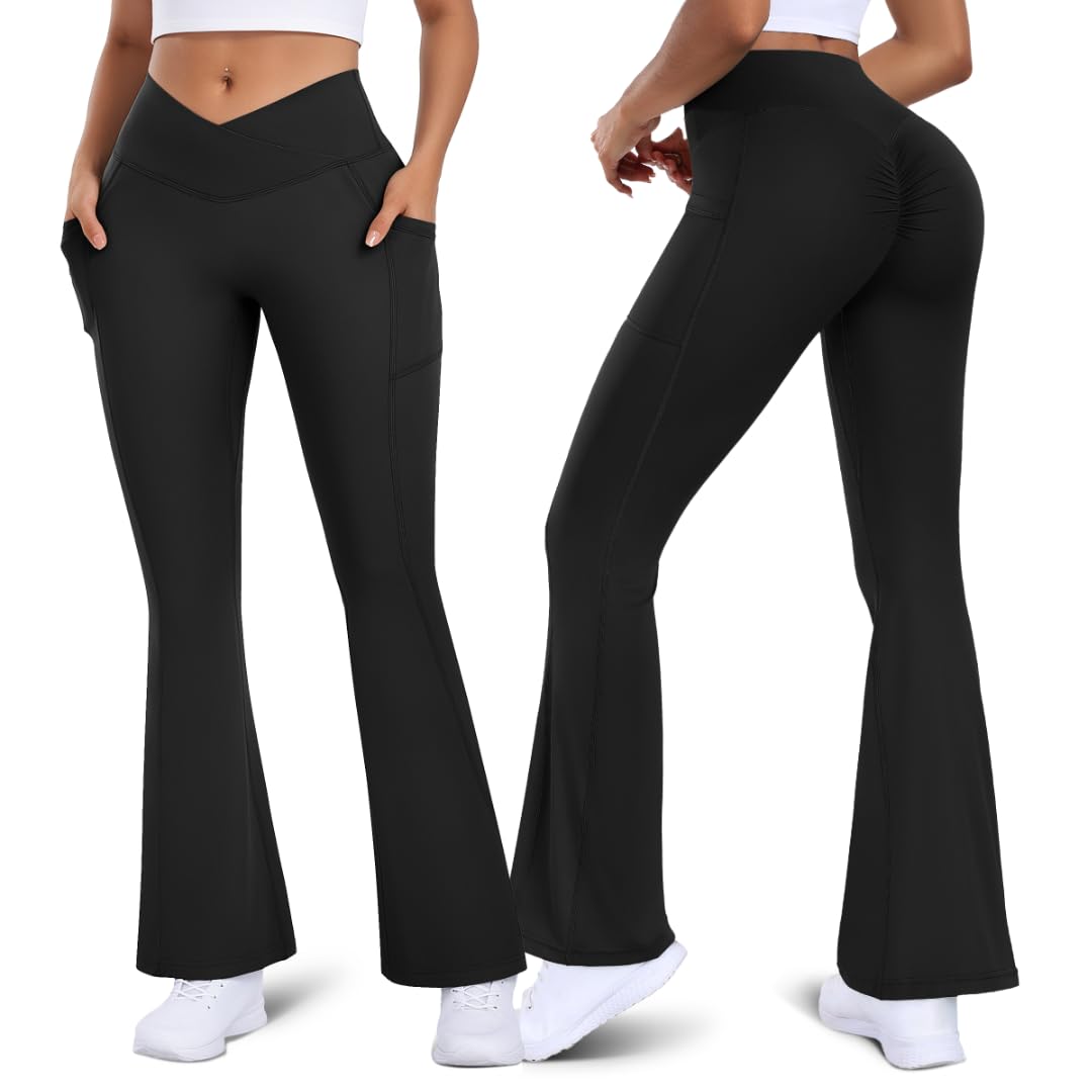 Sculpt Flare Leggings with Pockets