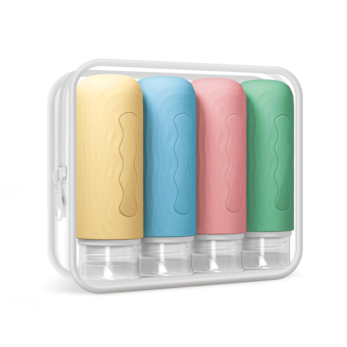 Mia TSA Travel Silicone Bottle Set