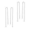 925 Sterling Silver Threader Earrings – 4 Piece Set