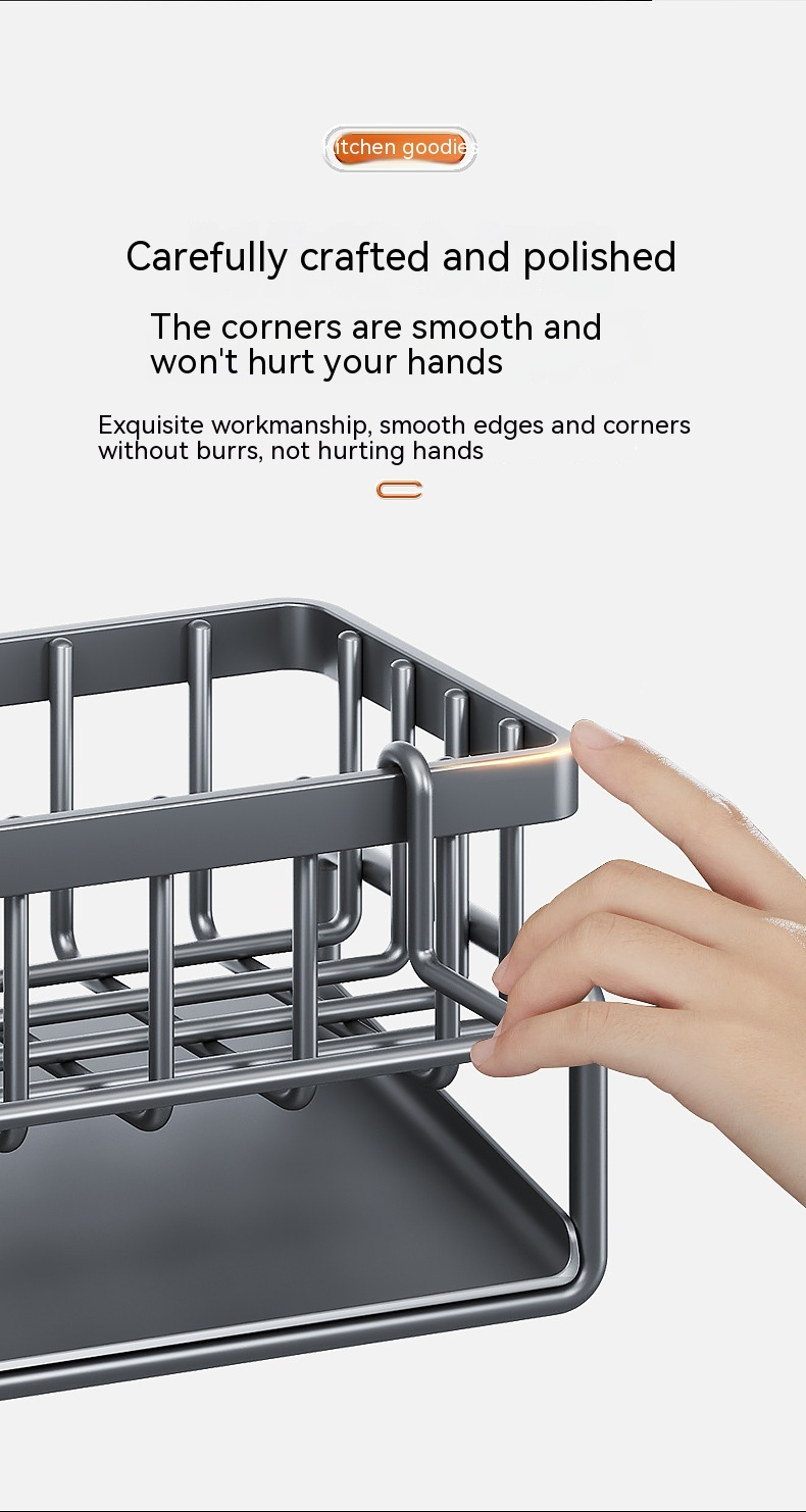 SinkSide Organizer | Multifunctional Kitchen Sink Rack